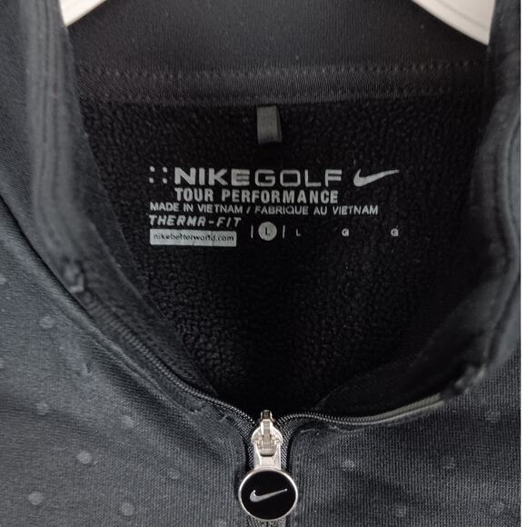 Nike Golf Jacket Womens Large Black Therma-Fit The Original Bi-Pro Company - Picture 5 of 13